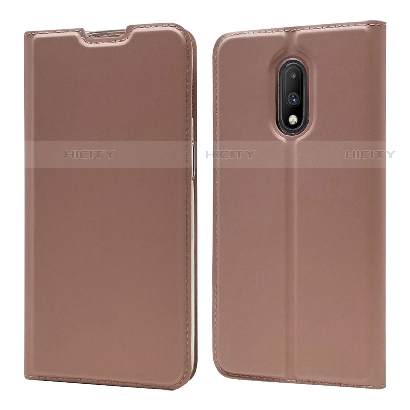 Funda de Cuero Cartera con Soporte Carcasa para OnePlus 7 Oro Rosa