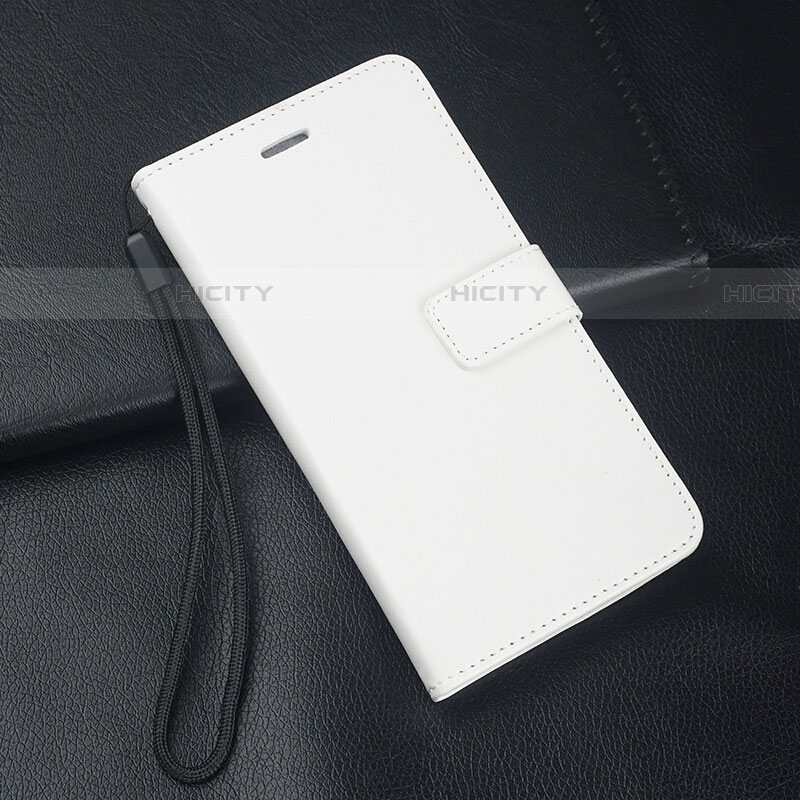 Funda de Cuero Cartera con Soporte Carcasa para Oppo A11 Blanco