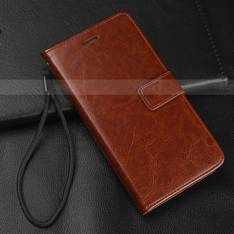 Funda de Cuero Cartera con Soporte Carcasa para Oppo A11 Marron