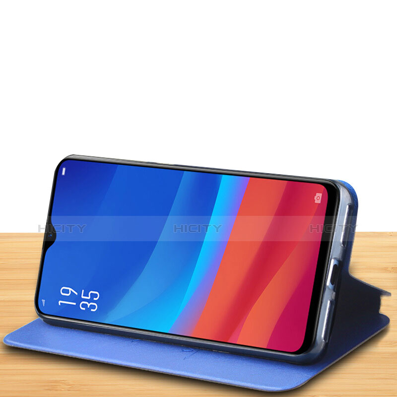 Funda de Cuero Cartera con Soporte Carcasa para Oppo A7