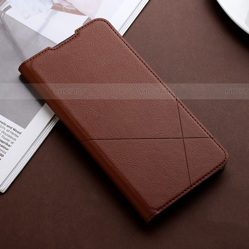 Funda de Cuero Cartera con Soporte Carcasa para Oppo A91 Marron