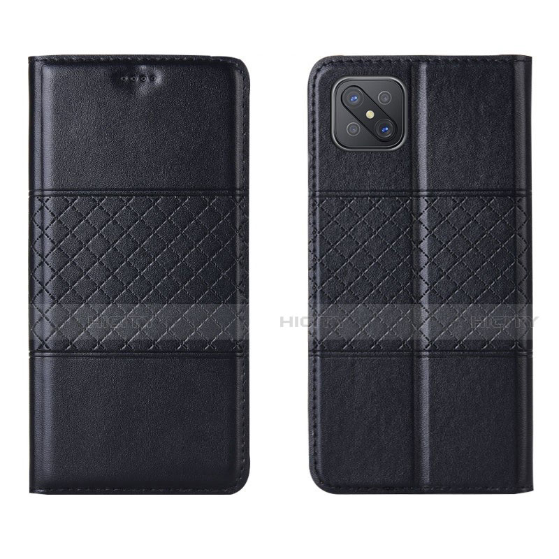 Funda de Cuero Cartera con Soporte Carcasa para Oppo A92s 5G