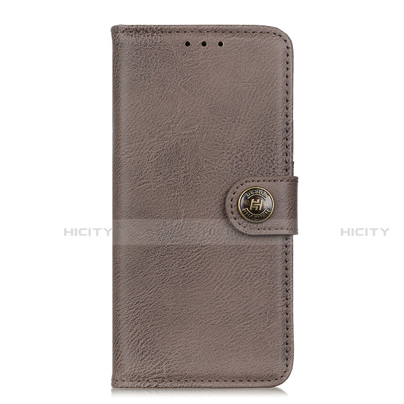 Funda de Cuero Cartera con Soporte Carcasa para Oppo F17 Pro Gris