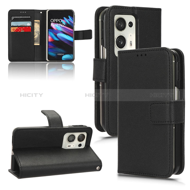 Funda de Cuero Cartera con Soporte Carcasa para Oppo Find N2 5G