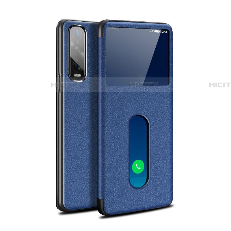 Funda de Cuero Cartera con Soporte Carcasa para Oppo Find X2 Pro