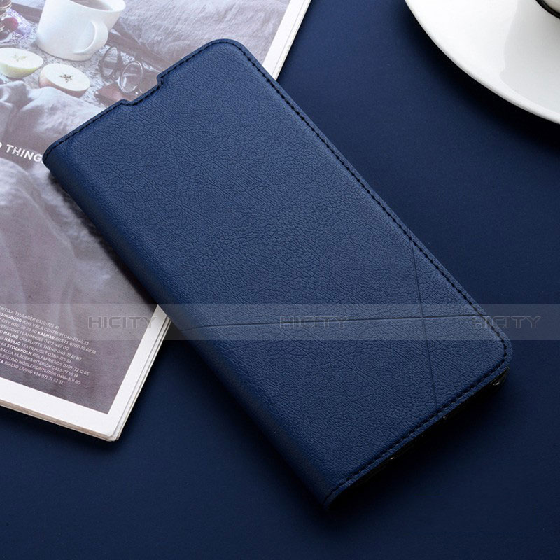 Funda de Cuero Cartera con Soporte Carcasa para Oppo Reno2 Z Azul