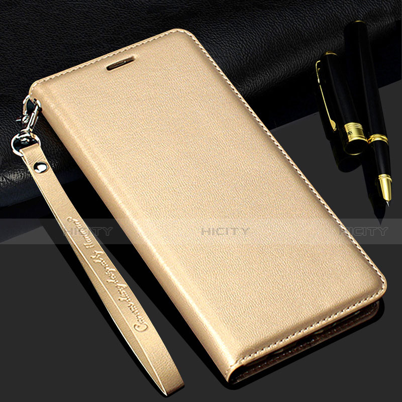 Funda de Cuero Cartera con Soporte Carcasa para Realme Narzo 20A Oro