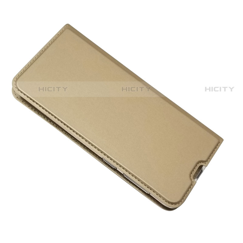 Funda de Cuero Cartera con Soporte Carcasa para Samsung Galaxy A30S Oro