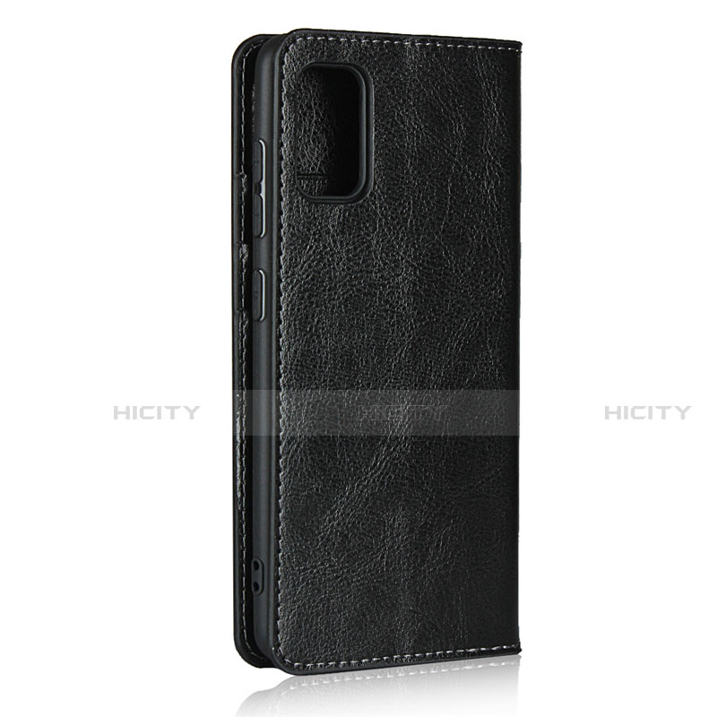 Funda de Cuero Cartera con Soporte Carcasa para Samsung Galaxy A41 Negro