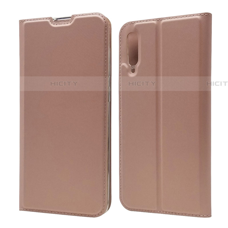 Funda de Cuero Cartera con Soporte Carcasa para Samsung Galaxy A70S Oro Rosa