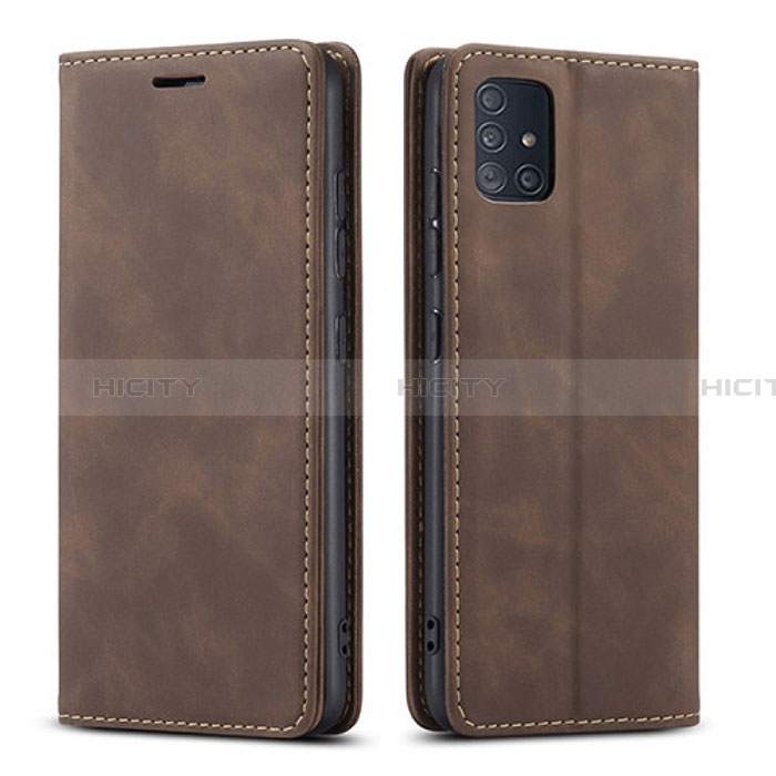 Funda de Cuero Cartera con Soporte Carcasa para Samsung Galaxy A71 4G A715