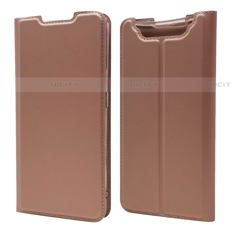 Funda de Cuero Cartera con Soporte Carcasa para Samsung Galaxy A90 4G Oro Rosa