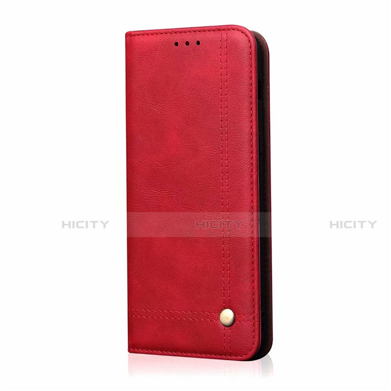 Funda de Cuero Cartera con Soporte Carcasa para Samsung Galaxy M21s Rojo