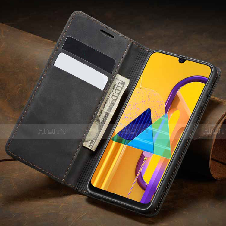 Funda de Cuero Cartera con Soporte Carcasa para Samsung Galaxy M30s