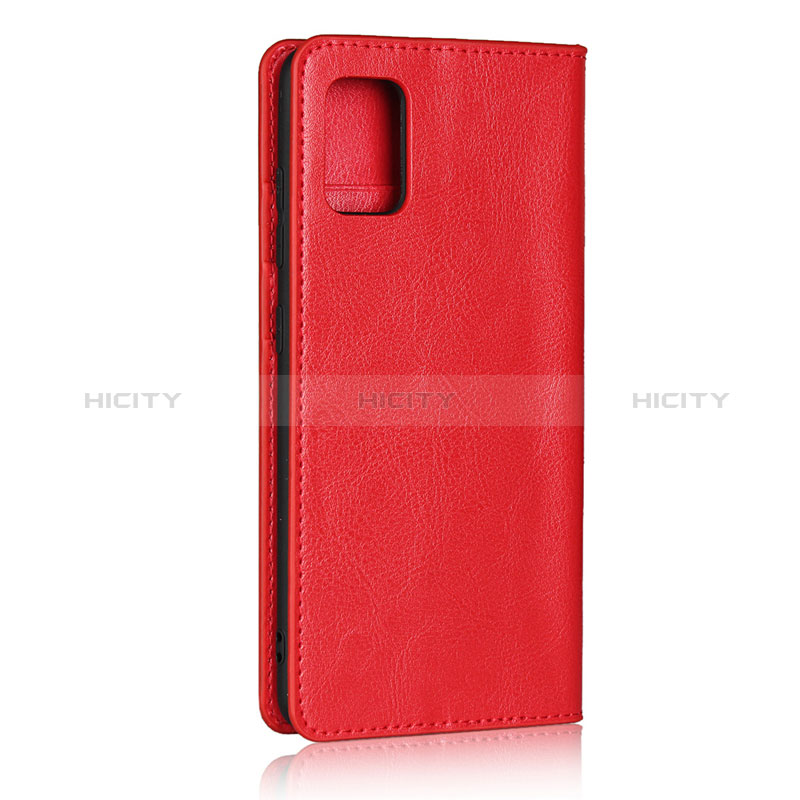 Funda de Cuero Cartera con Soporte Carcasa para Samsung Galaxy M40S Rojo