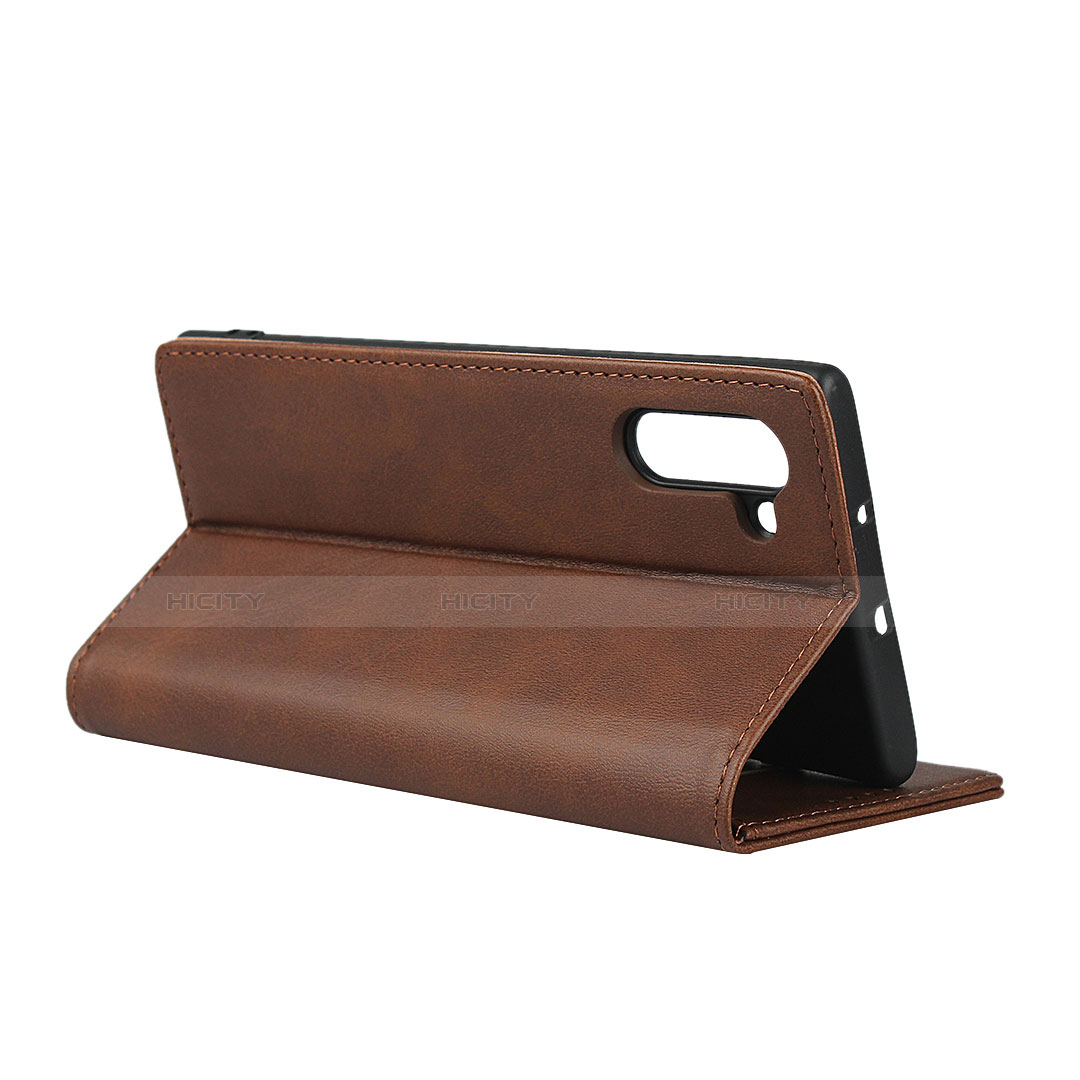 Funda de Cuero Cartera con Soporte Carcasa para Samsung Galaxy Note 10