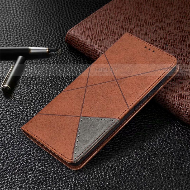 Funda de Cuero Cartera con Soporte Carcasa para Samsung Galaxy S20 FE 4G Marron