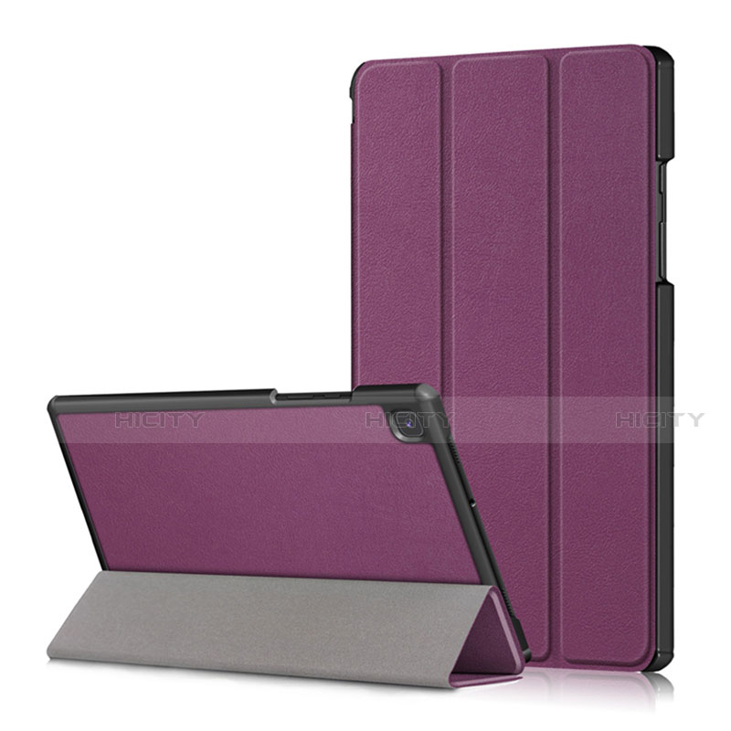 Funda de Cuero Cartera con Soporte Carcasa para Samsung Galaxy Tab A7 4G 10.4 SM-T505 Morado