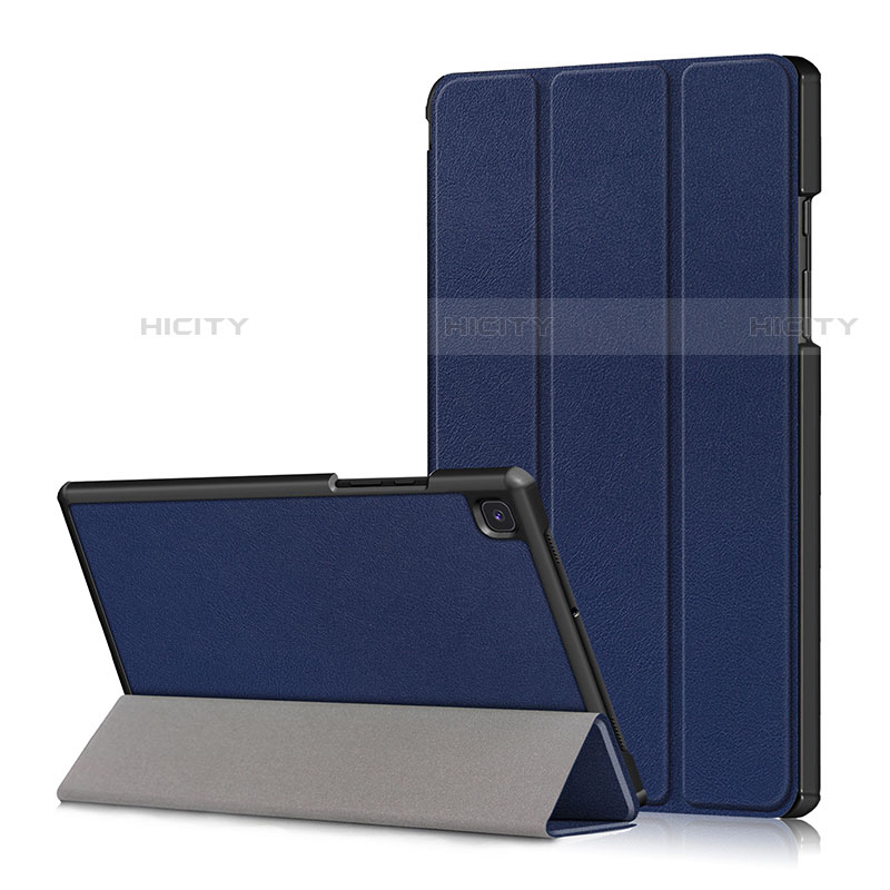 Funda de Cuero Cartera con Soporte Carcasa para Samsung Galaxy Tab A7 Wi-Fi 10.4 SM-T500 Azul