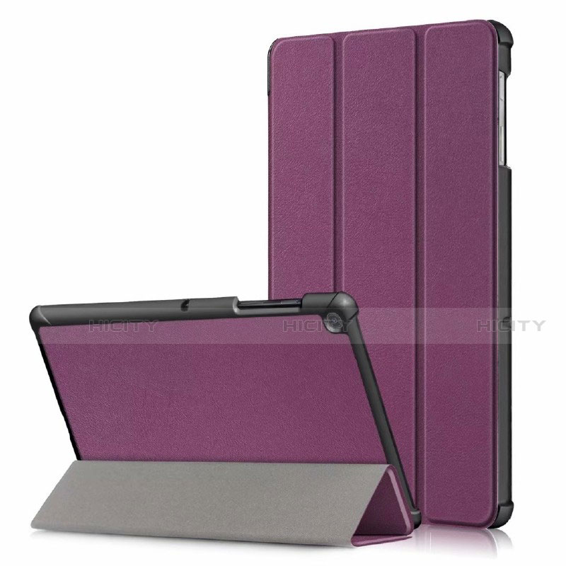 Funda de Cuero Cartera con Soporte Carcasa para Samsung Galaxy Tab S5e Wi-Fi 10.5 SM-T720 Morado