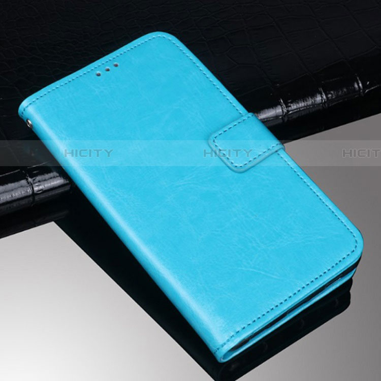 Funda de Cuero Cartera con Soporte Carcasa para Sony Xperia 10 Azul Cielo