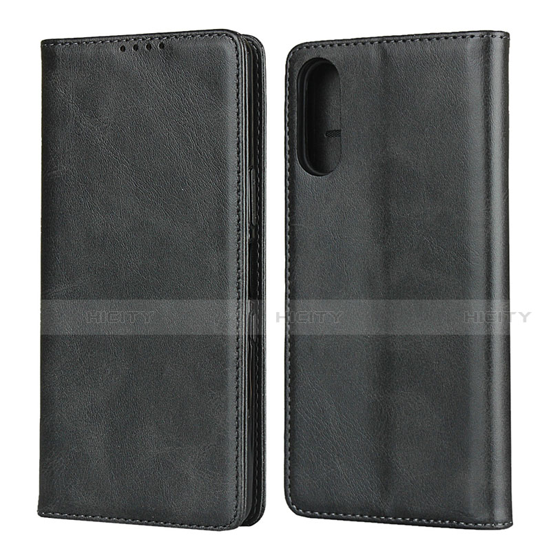 Funda de Cuero Cartera con Soporte Carcasa para Sony Xperia L4 Negro