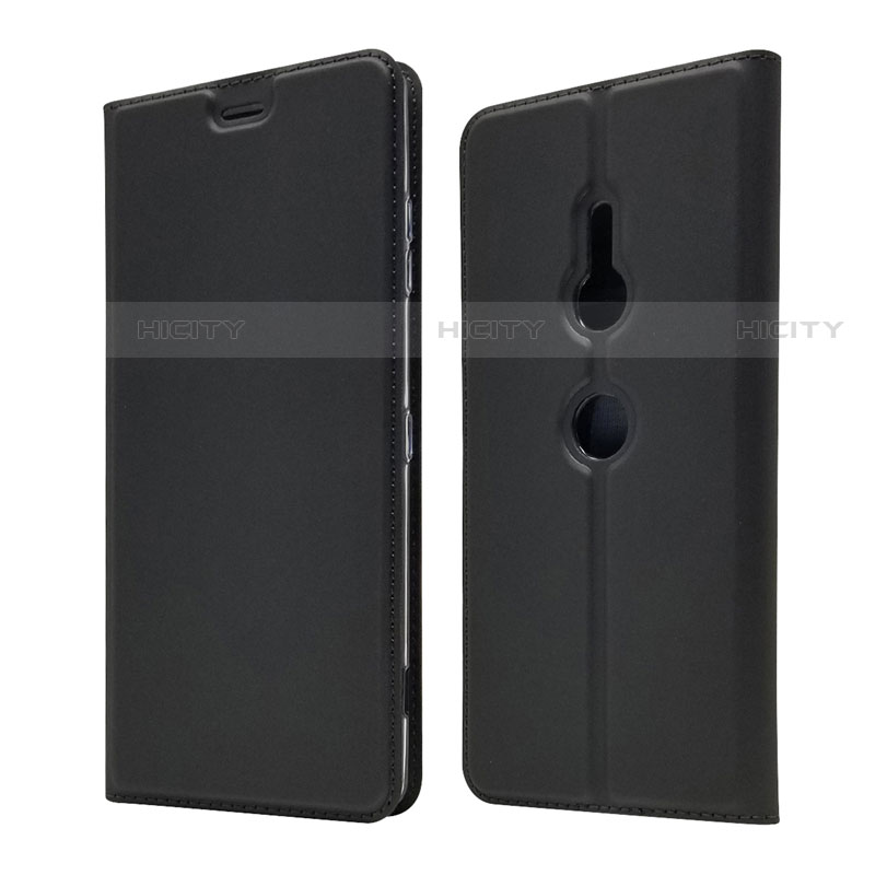 Funda de Cuero Cartera con Soporte Carcasa para Sony Xperia XZ3 Negro