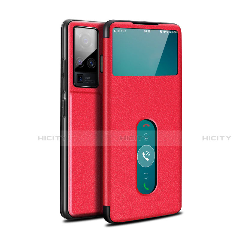 Funda de Cuero Cartera con Soporte Carcasa para Vivo X50 Pro 5G