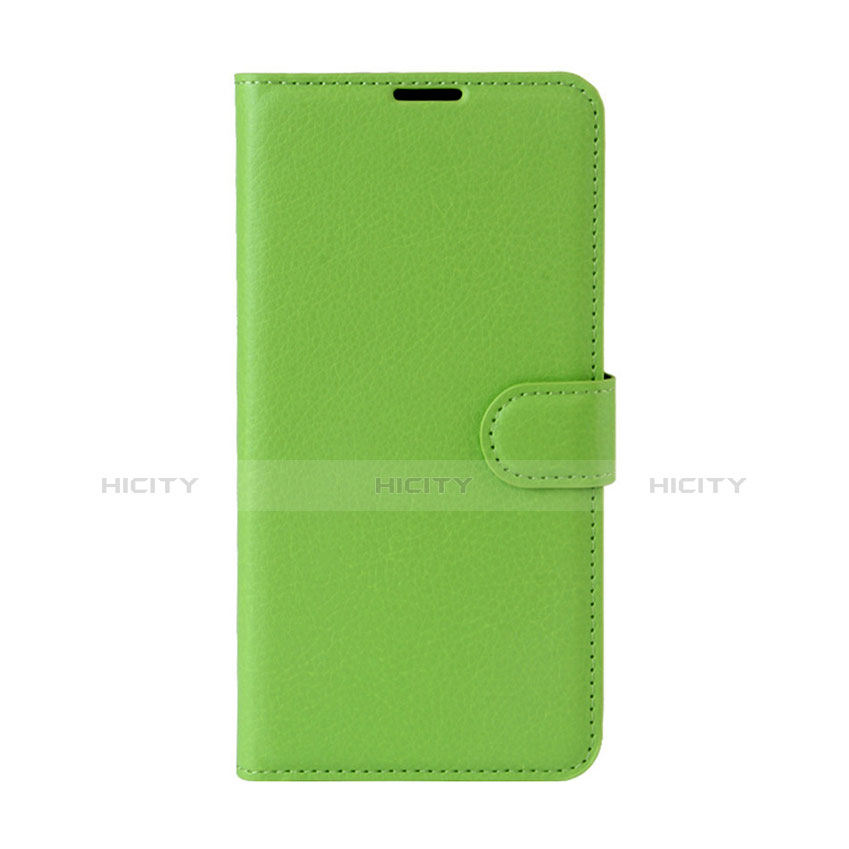 Funda de Cuero Cartera con Soporte Carcasa para Wiko Wim Lite 4G Verde