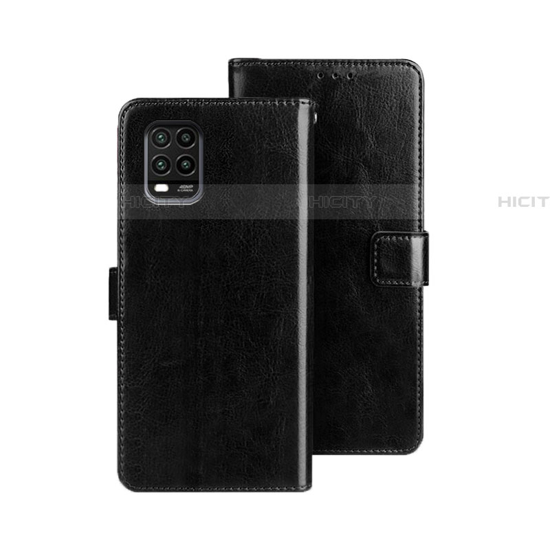 Funda de Cuero Cartera con Soporte Carcasa para Xiaomi Mi 10 Lite Negro