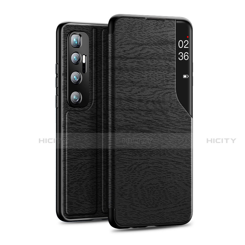 Funda de Cuero Cartera con Soporte Carcasa para Xiaomi Mi 10 Ultra Negro