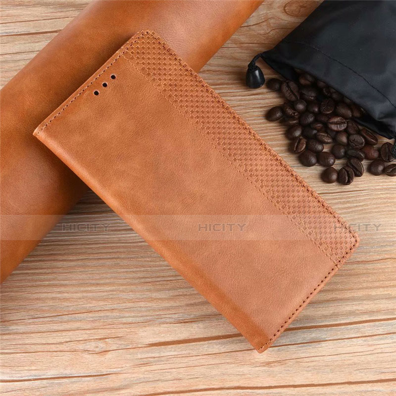 Funda de Cuero Cartera con Soporte Carcasa para Xiaomi Poco X3 NFC Naranja