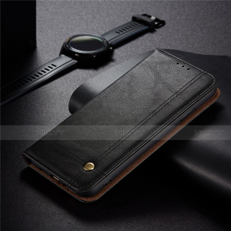 Funda de Cuero Cartera con Soporte Carcasa para Xiaomi Redmi 9C NFC Negro