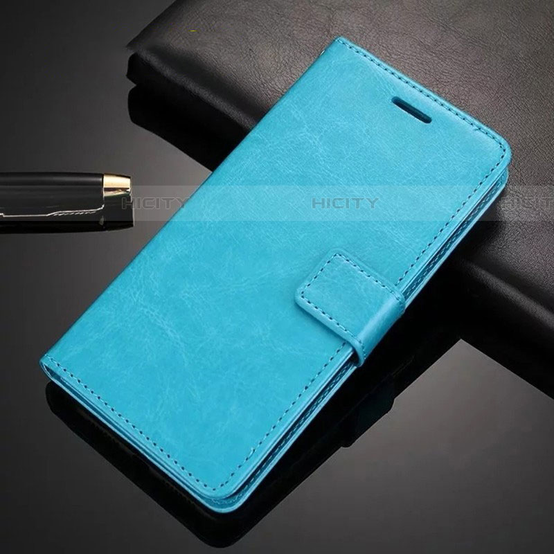 Funda de Cuero Cartera con Soporte Carcasa para Xiaomi Redmi K30 5G Cian