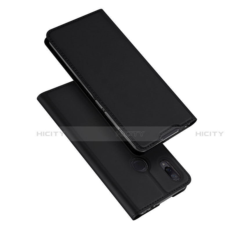 Funda de Cuero Cartera con Soporte Carcasa para Xiaomi Redmi Note 7 Pro Negro