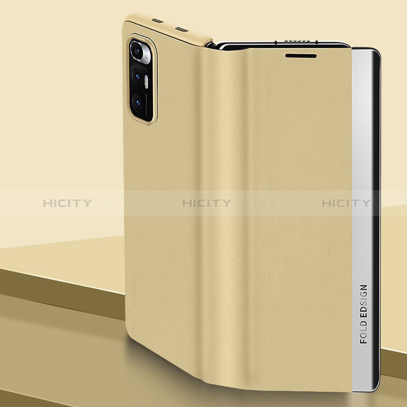 Funda de Cuero Cartera con Soporte Carcasa Q01H para Xiaomi Mix Fold 5G Oro