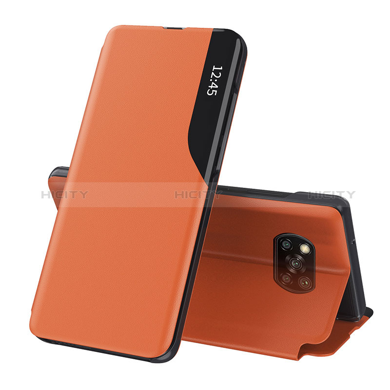 Funda de Cuero Cartera con Soporte Carcasa Q01H para Xiaomi Poco X3