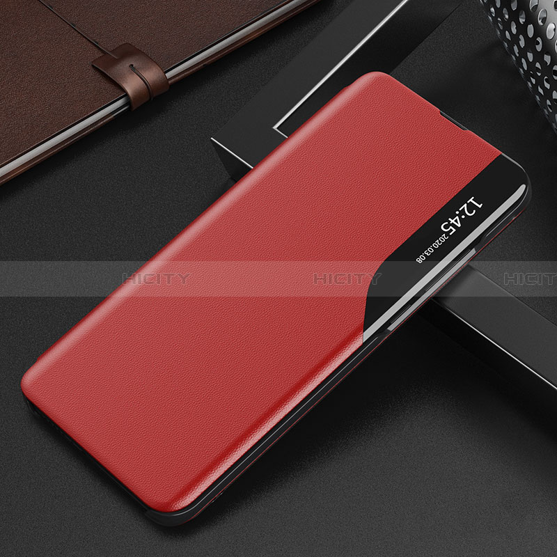 Funda de Cuero Cartera con Soporte Carcasa Q03H para Samsung Galaxy A33 5G Rojo