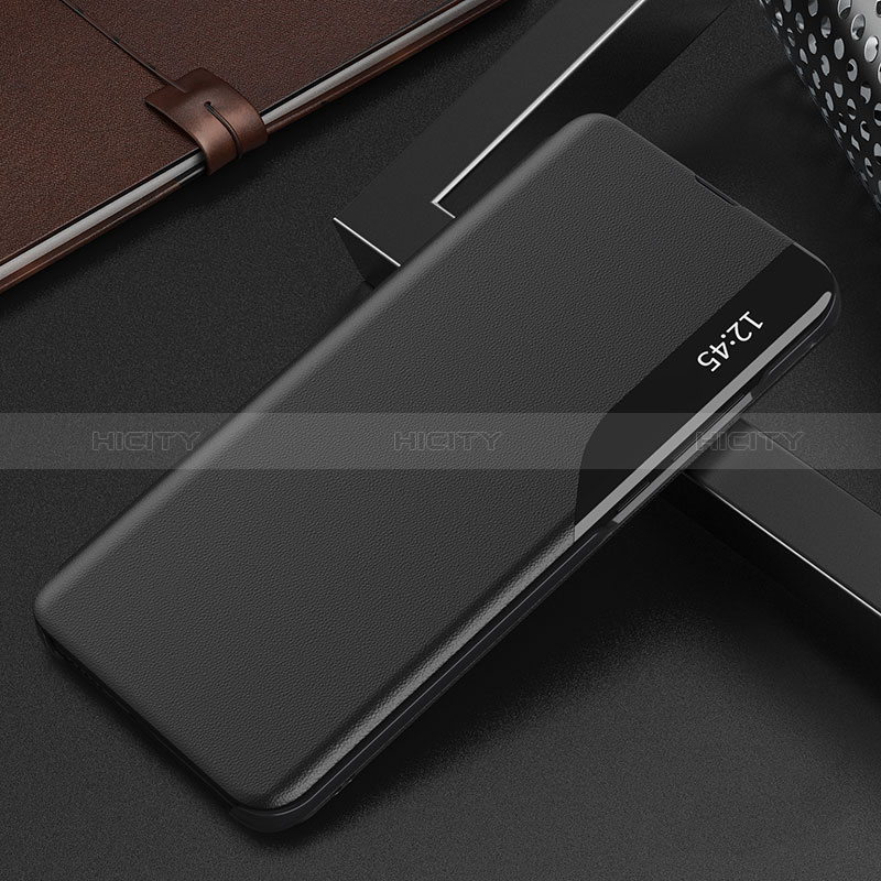 Funda de Cuero Cartera con Soporte Carcasa Q03H para Xiaomi Redmi Note 10S 4G Negro