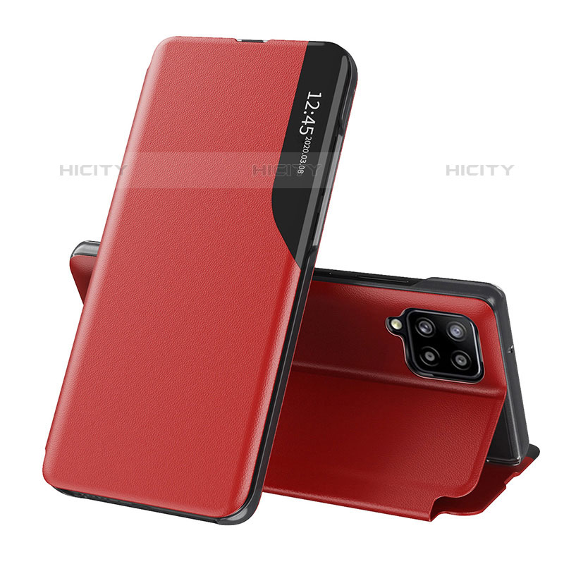 Funda de Cuero Cartera con Soporte Carcasa Q04H para Samsung Galaxy M53 5G Rojo