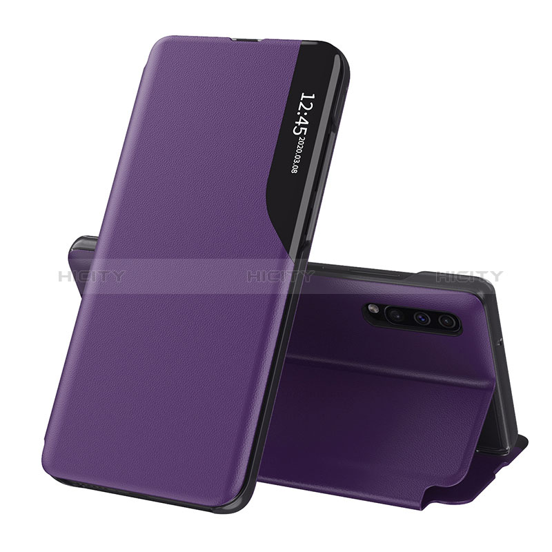 Funda de Cuero Cartera con Soporte Carcasa QH1 para Samsung Galaxy A30S