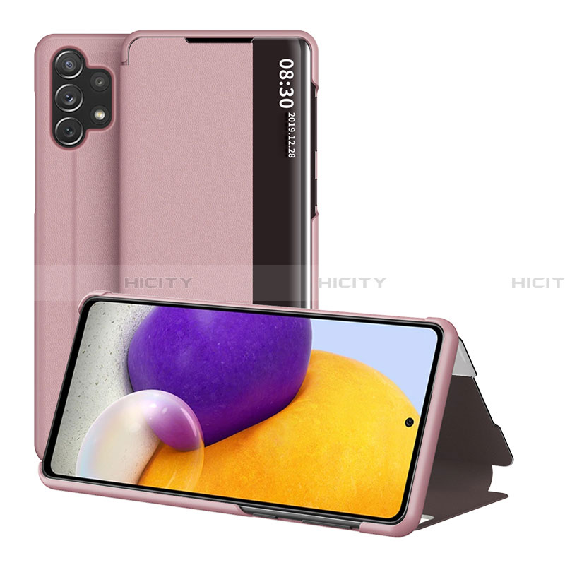 Funda de Cuero Cartera con Soporte Carcasa QH1 para Samsung Galaxy A32 4G