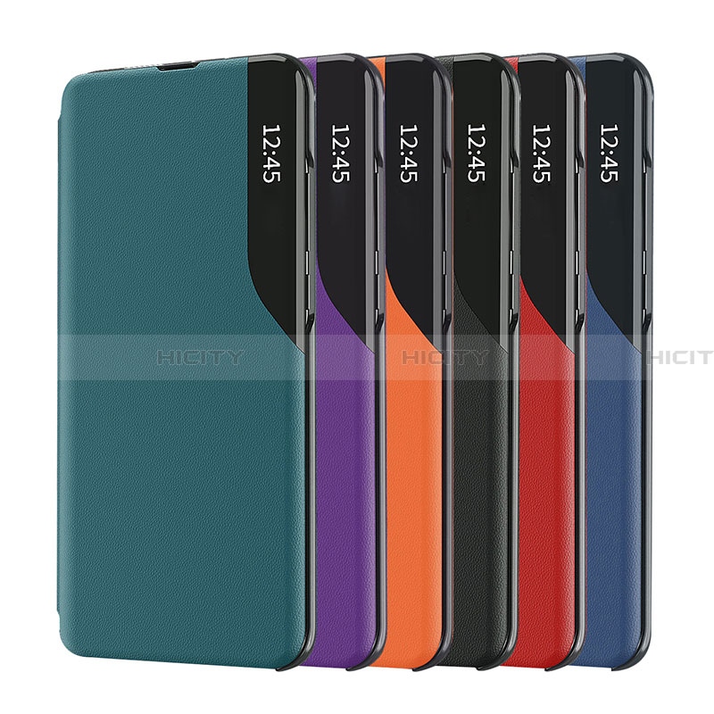 Funda de Cuero Cartera con Soporte Carcasa QH1 para Samsung Galaxy Jump3 5G