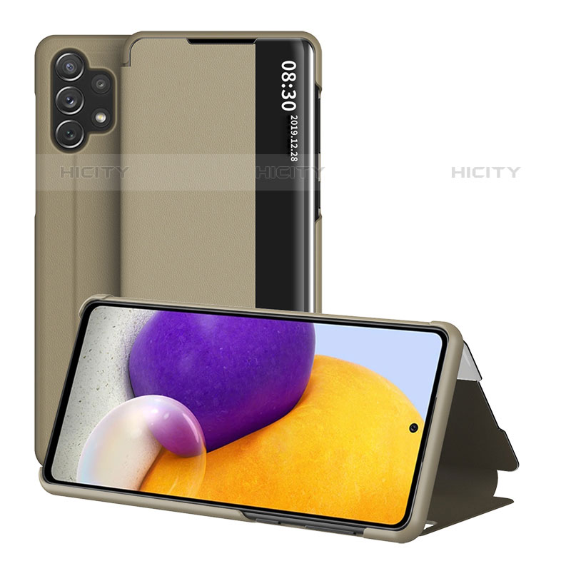 Funda de Cuero Cartera con Soporte Carcasa QH1 para Samsung Galaxy M32 5G