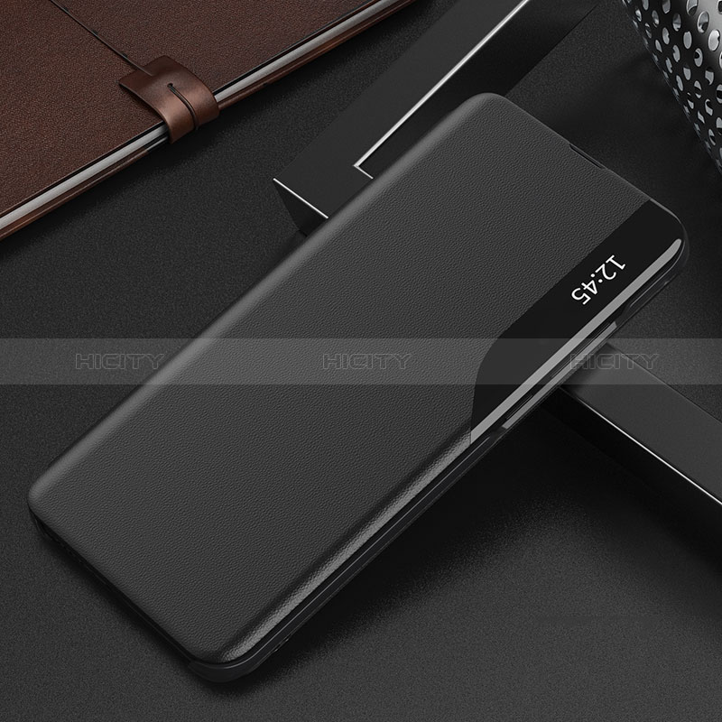 Funda de Cuero Cartera con Soporte Carcasa QH3 para Huawei Honor X9a 5G Negro