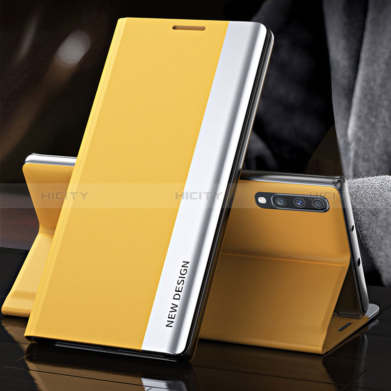 Funda de Cuero Cartera con Soporte Carcasa QH3 para Samsung Galaxy A70S