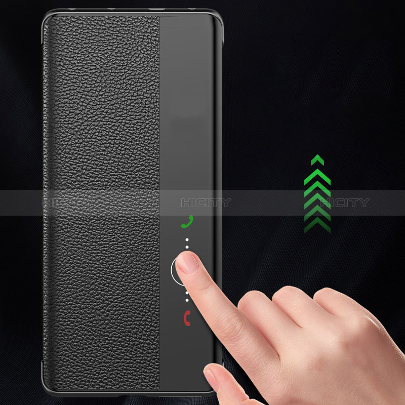 Funda de Cuero Cartera con Soporte Carcasa QK3 para Huawei P50 Pro