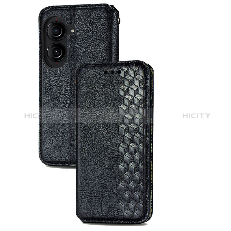 Funda de Cuero Cartera con Soporte Carcasa S01D para Asus ZenFone 10