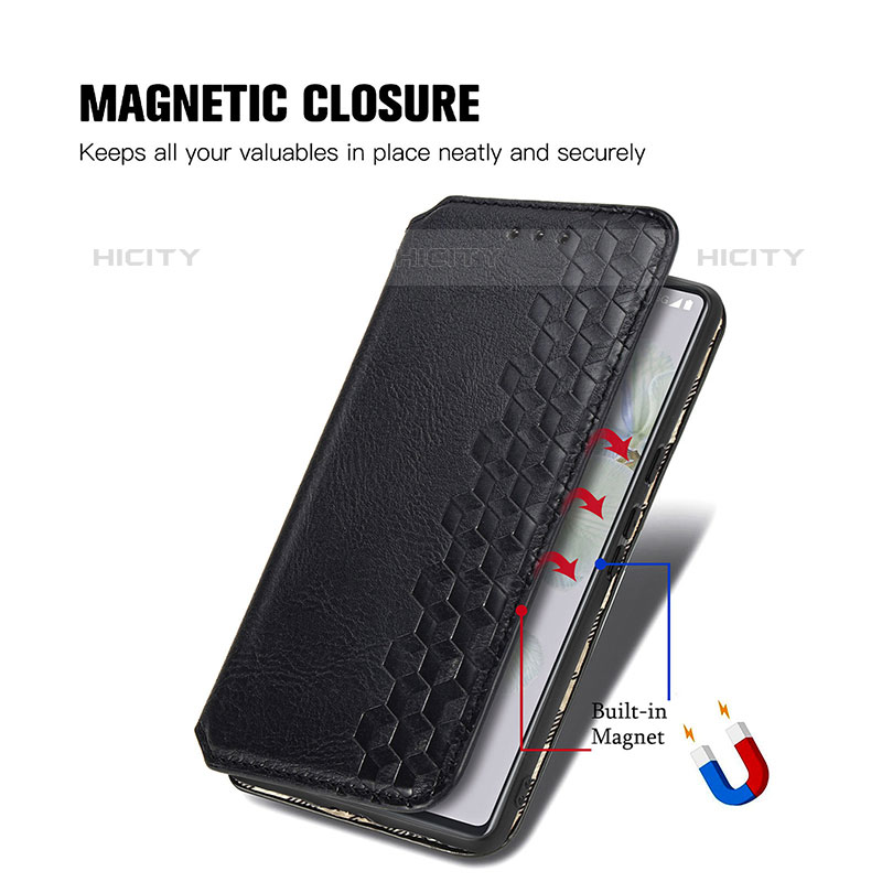 Funda de Cuero Cartera con Soporte Carcasa S01D para Google Pixel 6a 5G