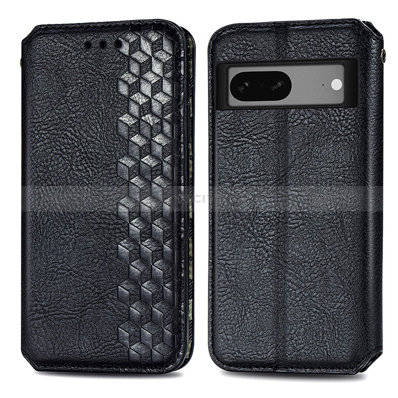 Funda de Cuero Cartera con Soporte Carcasa S01D para Google Pixel 7 5G